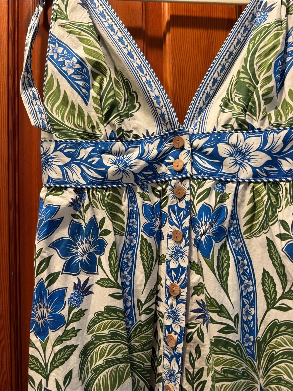 Farm Rio Off-White Tropicance Midi Dress size small EUC - Picture 5 of 9